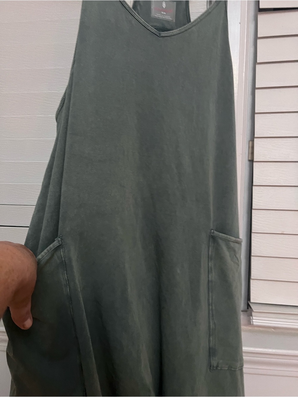 Free People Hot Shot Sage green  Jumpsuit for Women - Picture 6 of 6